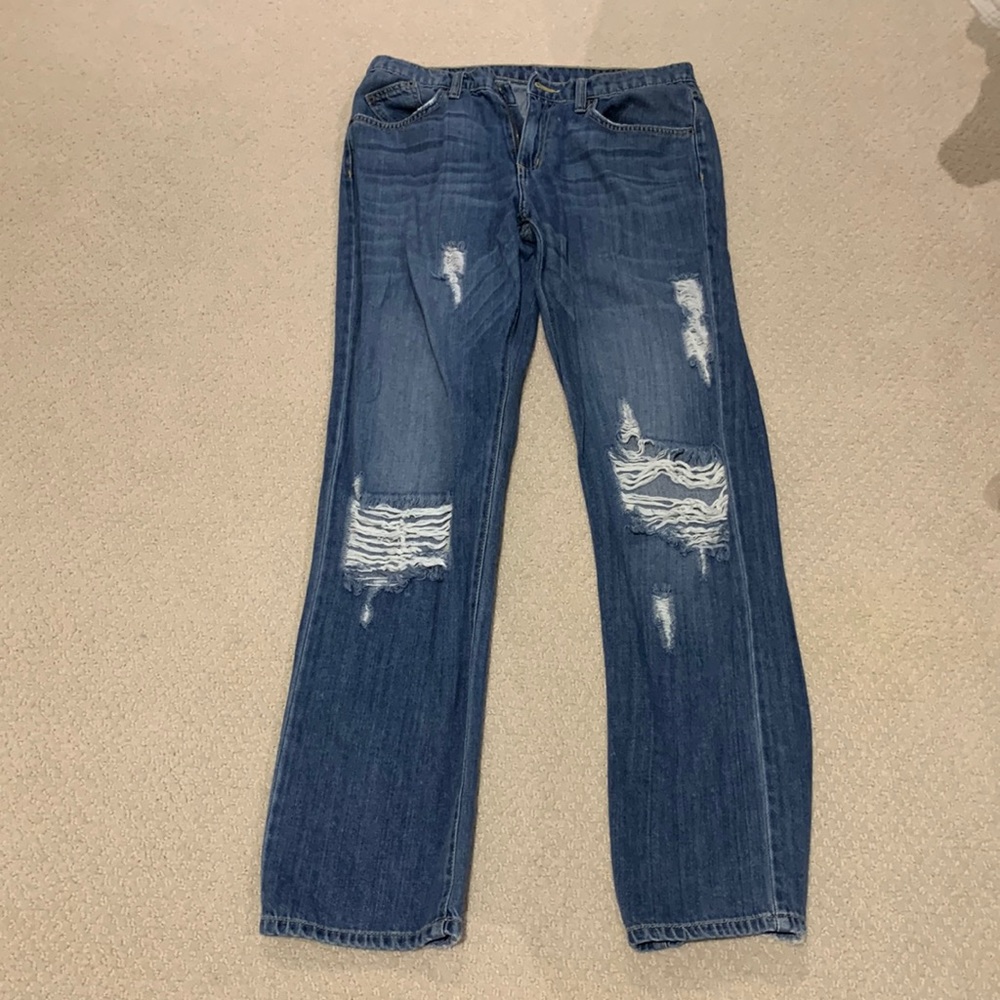 CARMAR straight leg ripped jeans